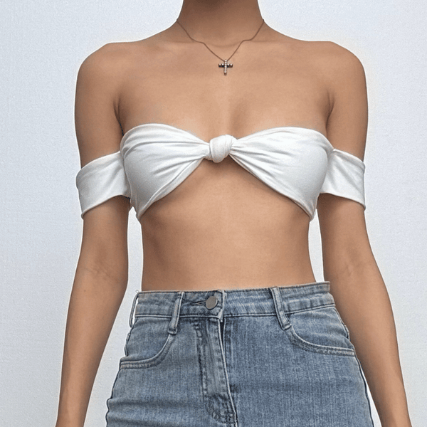 Cap sleeve ruched sweetheart neck crop top