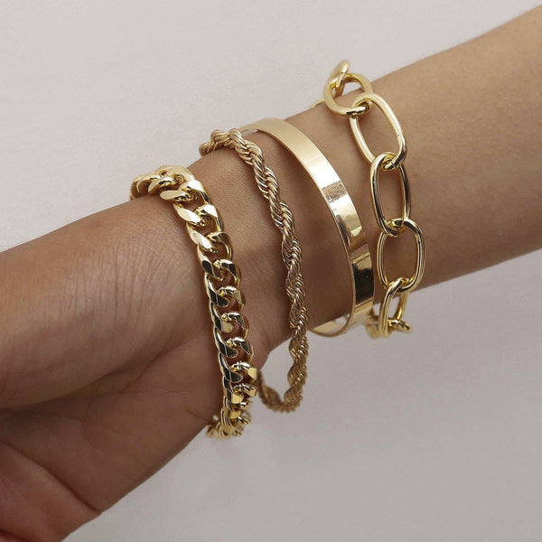 4pcs chain bracelet