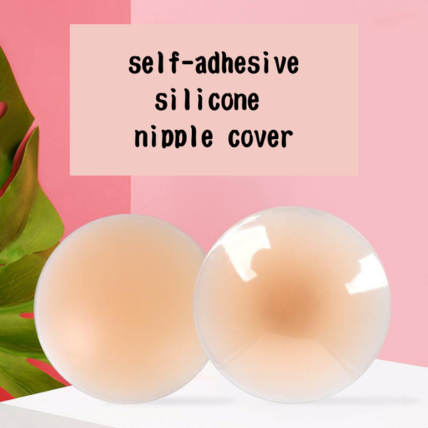 Reusable self adhesive silicone nipple cover (1 pair)